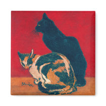 Magnet:  Les Chats by Theophile Steinlen