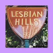 Magnet - "Lesbian Hills" magnets