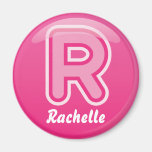 Magnet Letter R Pink