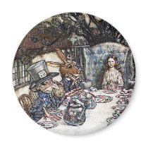 Magnet: Mad Hatter Tea Party - by Rackham