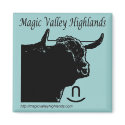 Magnet - Magic Valley Highlands by pawtraitart Magnet - Magic Valley Highlands