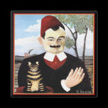 Magnet:  "Man & Cat" by Henri Rousseau magnets