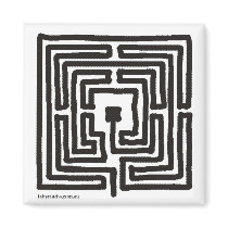 Magnet medieval labyrinth pen square small by alana_forest Magnet medieval labyrinth pen square small