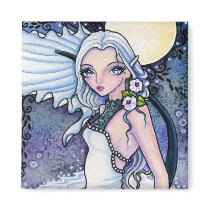 Magnet - Moonflower by cckuik Magnet - Moonflower