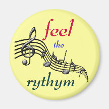 Magnet, music notes