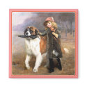 Magnet: Off to School by VintagePets Magnet: Off to School