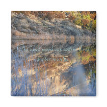 Magnet, One kind word can warm three winter m... by neslehcim Magnet, One kind word can warm three winter m...