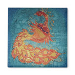 Magnet: Original Hand Painted silk By Kim magnets