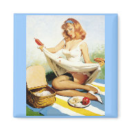 Magnet Pin up Girls Art Vintage Retro