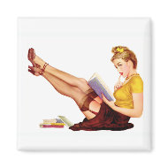 Magnet Pin up Girls Art Vintage Retro