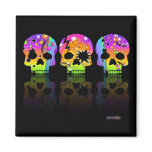 MAGNET -  POP ART SKULLS