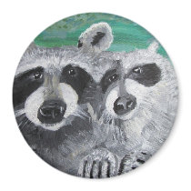 Magnet - Raccoon Babies - Bandit Love