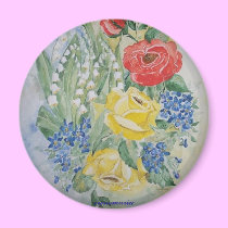 Magnet Summer flowers