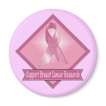 Magnet - Support Breast Cancer Research by breastcancertshirts Magnet - Support Breast Cancer Research