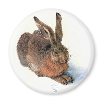Magnet: The Rabbit by VintagePets Magnet: The Rabbit