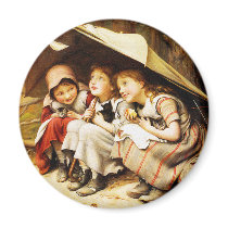 Magnet: Three Little Kittens by VintagePets Magnet: Three Little Kittens