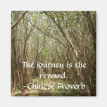 Magnet: Tree path w/ inspirational... - Customized