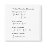 Magnet: vector calculus theorems