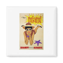 Magnet-Vintage Miami Advertisement