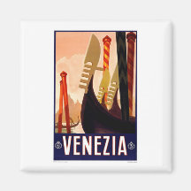 Magnet-Vintage Venezia, Italy, Advertisment