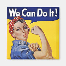 Magnet: We Can Do It  - Vintage Poster Image