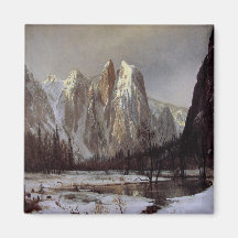 Magnet With Albert Bierstadt Painting