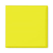 Magnet with  Bright Yellow Background