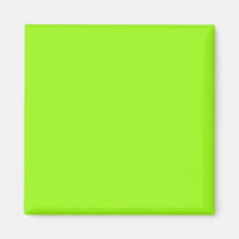 Magnet with Chartreuse Background