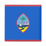 Magnet with Flag of  Guam - USA