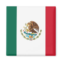 Magnet with Flag of Mexico