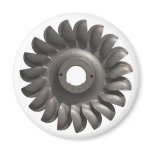 Magnet with Water Turbine