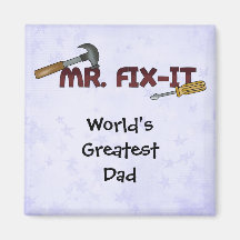 Magnet-World's Greatest Dad-Mr Fix it