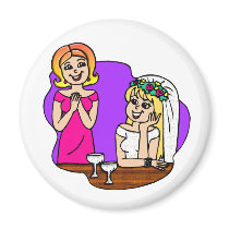 Magnet: Young Mother of the Bride
