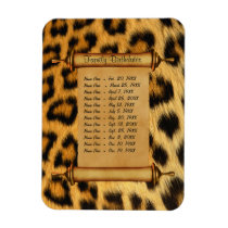 Magnetic Family Birthday Reminder - Customize premium magnets