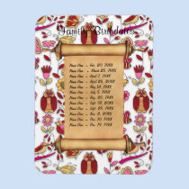 Magnetic Family Birthday Reminder - Customize magnets