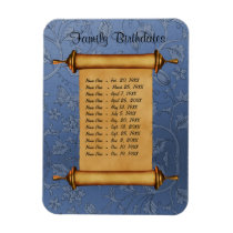 Magnetic Family Birthday Reminder - Customize premium magnets