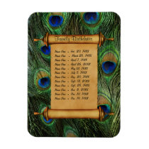 Magnetic Family Birthday Reminder - Customize premium magnets