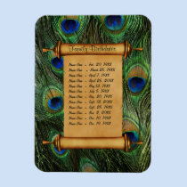 Magnetic Family Birthday Reminder - Customize magnets