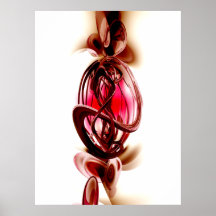 Magnetic Forces Abstract Poster
