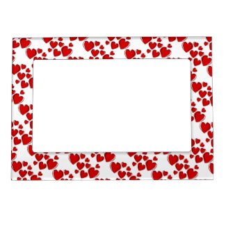 Magnetic Frame With Hearts Magnetic Picture Frame