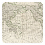 Magnetic Map of the World Stickers