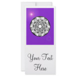 'Magnetic Purple Sunshine' Personalized Rack Card