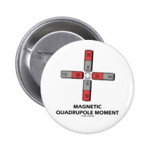 Magnetic Quadrupole Moment (Magnetism) Pinback Buttons