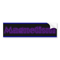 Magnetism Logo Bumper Sticker bumper stickers