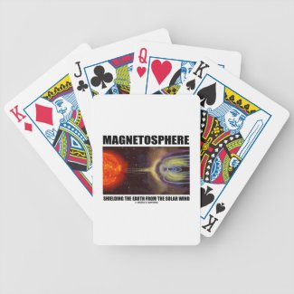 Magnetosphere Shielding Earth From Solar Wind Card Deck