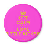[Crown] keep calm and love rizzle kicks [Love heart]  Magnets