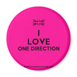 [UK Flag] i love one direction  Magnets