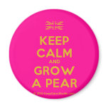 [UK Flag] keep calm and grow a pear  Magnets