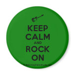 [Electric guitar] keep calm and rock on  Magnets