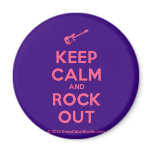 [Electric guitar] keep calm and rock out  Magnets